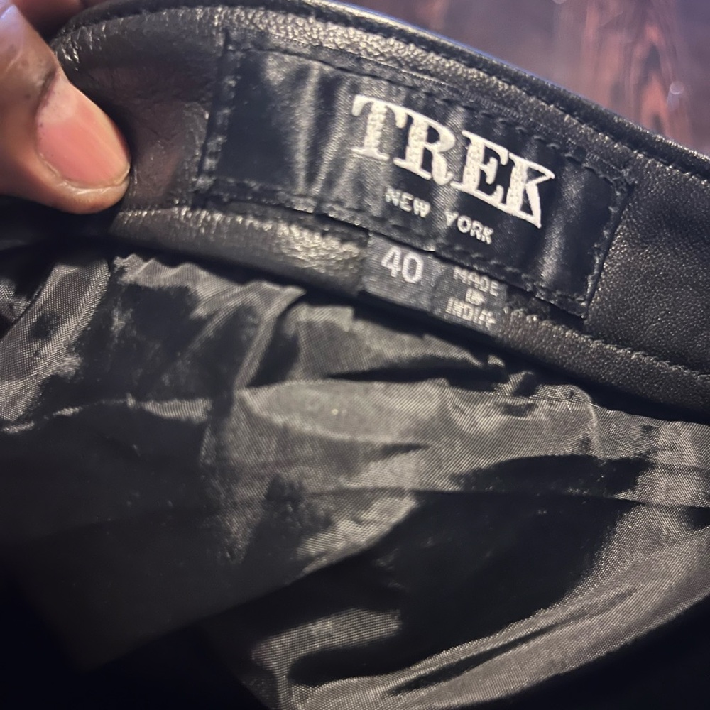 TREK New York Black Leather pants
